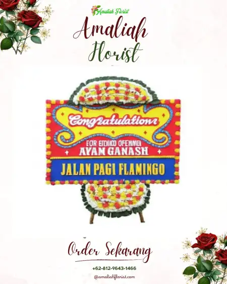 Sewa Papan Bunga Truni